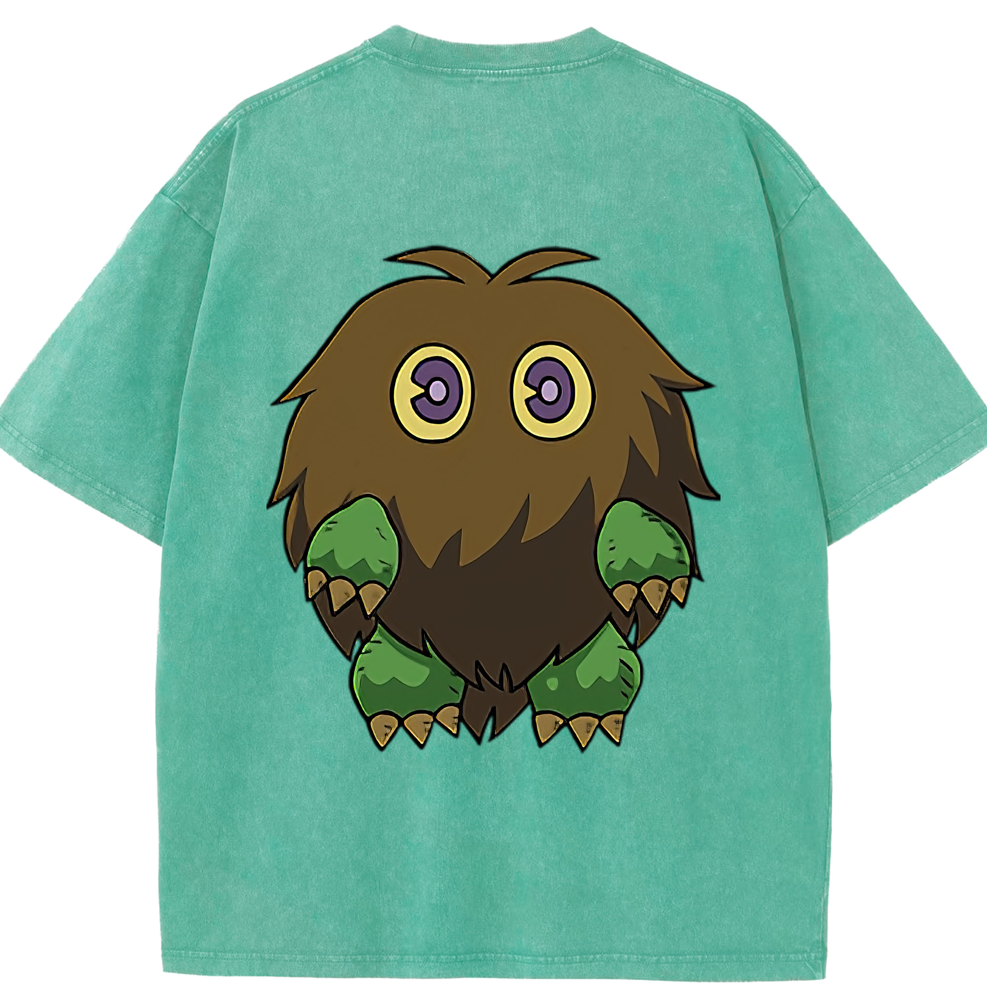 （画像用） 遊☆戯☆王 Yu-Gi-Oh! 綿100% ヴィンテージ風 半袖Tシャツ（背面プリント）